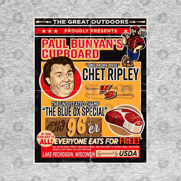 Great Outdoors Eating Contest Poster Ad by Alema Art